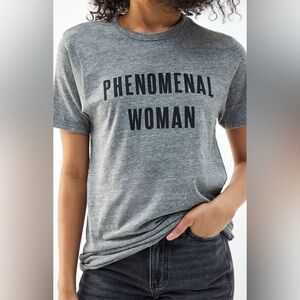 Gray Phenomenal Woman T-Shirt